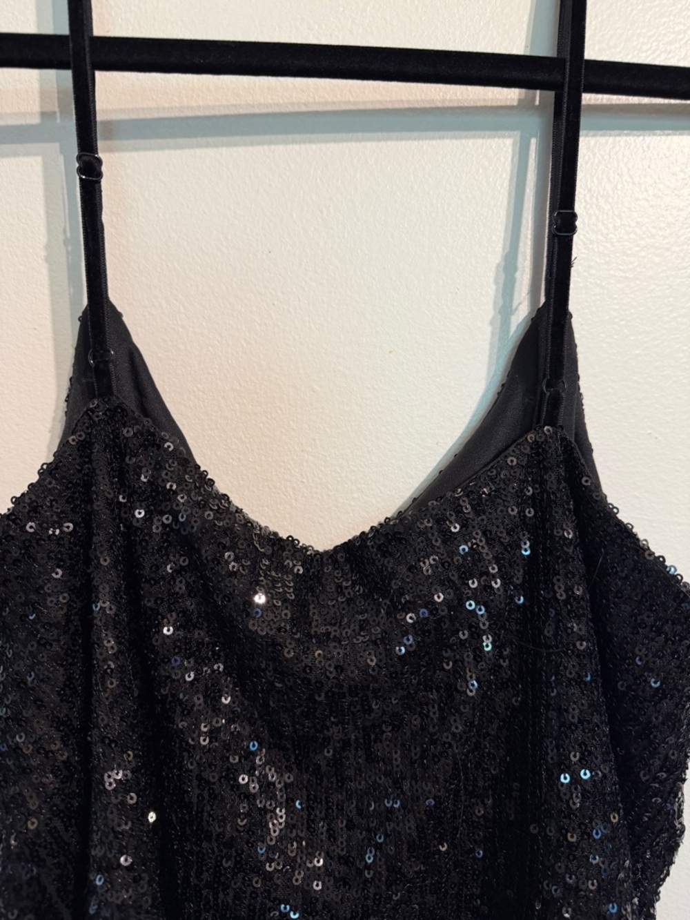 Steve Madden Black Sequin Camisole - Picture 8 of 9